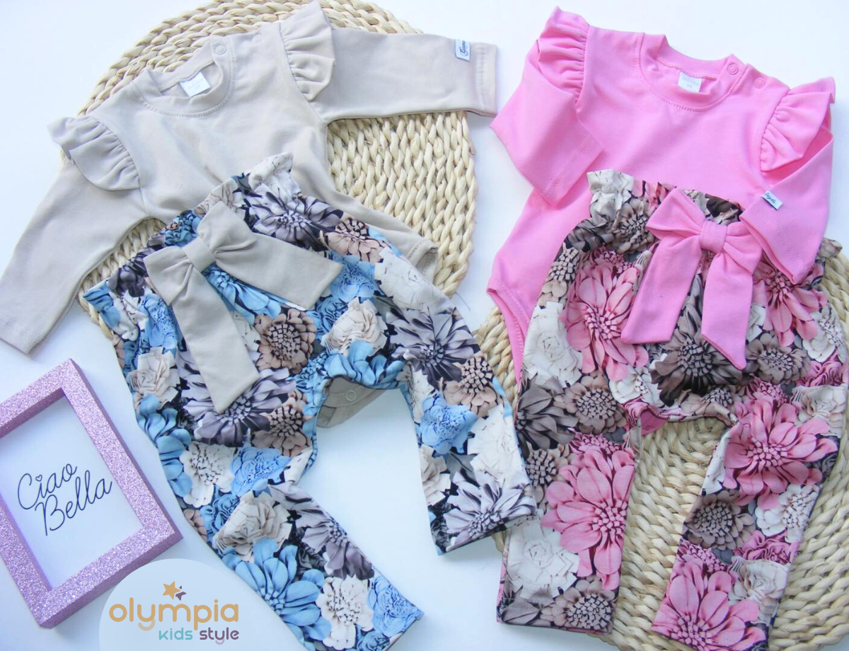 komplet body niemowlęce ze spodenkami